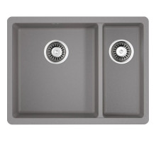 Кухонная мойка ленинградский серый Artgranit Omoikiri Kata 55-2-U-GR