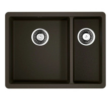 Кухонная мойка темный шоколад Artgranit Omoikiri Kata 55-2-U-DC