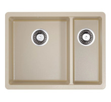 Кухонная мойка бежевый Artgranit Omoikiri Kata 55-2-U-SA