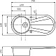 Купить Кухонная мойка кофе Акватон Паола 1A714032PA280 в магазине сантехники Santeh-Crystal.ru