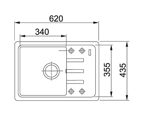 Заказать Кухонная мойка Franke Malta BSG 611-62 сахара 114.0391.169 в магазине сантехники Santeh-Crystal.ru