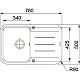 Приобрести Кухонная мойка Franke Pebel PBG 611-78 бежевый 114.0284.534 в магазине сантехники Santeh-Crystal.ru