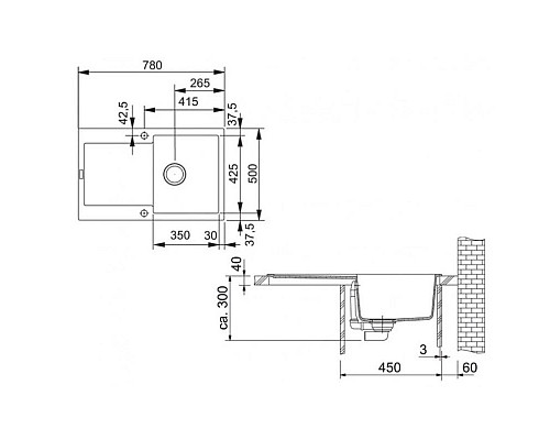 Купить Кухонная мойка Franke Maris MRG 611 графит 114.0280.709 в магазине сантехники Santeh-Crystal.ru