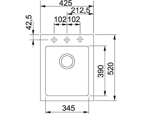 Заказать Кухонная мойка Franke Maris MRG 610-42 оникс 114.0198.953 в магазине сантехники Santeh-Crystal.ru