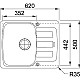 Купить Кухонная мойка Franke Antea AZG 611-62 ваниль 114.0537.777 в магазине сантехники Santeh-Crystal.ru