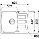 Купить Кухонная мойка Franke Antea AZG 611-62 сахара 114.0537.778 в магазине сантехники Santeh-Crystal.ru