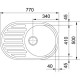 Заказать Кухонная мойка Franke Ronda ROG 611 графит 114.0157.892 в магазине сантехники Santeh-Crystal.ru