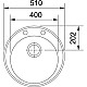 Заказать Кухонная мойка Franke Ronda ROG 610-41 сахара 114.0175.155 в магазине сантехники Santeh-Crystal.ru