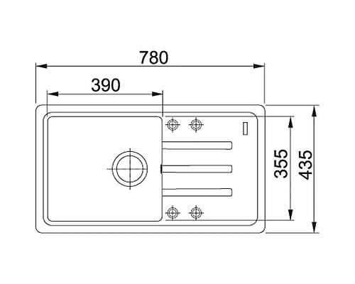 Приобрести Кухонная мойка Franke Malta BSG 611-78 сахара 114.0391.202 в магазине сантехники Santeh-Crystal.ru