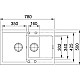 Купить Кухонная мойка Franke Maris MRG 651-78 бежевая 114.0198.348 в магазине сантехники Santeh-Crystal.ru