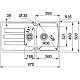 Приобрести Кухонная мойка Franke Antea AZG 651 миндаль 114.0489.384 в магазине сантехники Santeh-Crystal.ru