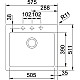 Заказать Кухонная мойка Franke Maris MRG 210-58 белый 135.0339.203 в магазине сантехники Santeh-Crystal.ru