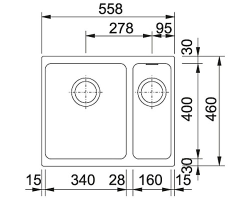 Santeh-Crystal.ru: Кухонная мойка Franke Kubus KBG 160 белый 125.0176.649 Заказать Кухонная мойка Franke Kubus KBG 160 белый 125.0176.649 в магазине сантехники Santeh-Crystal.ru