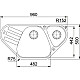 Купить Кухонная мойка Franke Antea AZG 661-E графит 114.0489.399 в магазине сантехники Santeh-Crystal.ru