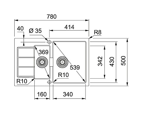 Купить Кухонная мойка Tectonite Franke Sirius SID 651-78 полярный белый 114.0489.220 в магазине сантехники Santeh-Crystal.ru