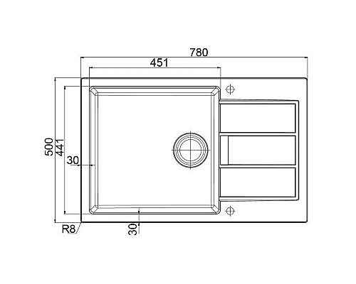 Купить Кухонная мойка Tectonite Franke Sirius SID 651-78/45 полярный белый 114.0489.214 в магазине сантехники Santeh-Crystal.ru