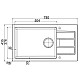 Купить Кухонная мойка Tectonite Franke Sirius SID 611-78/50 кофе 114.0489.218 в магазине сантехники Santeh-Crystal.ru