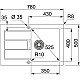 Приобрести Кухонная мойка Tectonite Franke Sirius SID 611-78 полярный белый 114.0443.346 в магазине сантехники Santeh-Crystal.ru