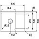 Приобрести Кухонная мойка Tectonite Franke Orion OID 611-62 полярный белый 114.0443.355 в магазине сантехники Santeh-Crystal.ru