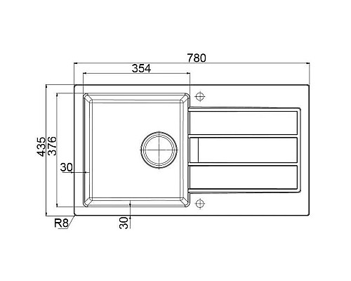 Купить Кухонная мойка Tectonite Franke Sirius SID 611-78/35 полярный белый 114.0489.211 в магазине сантехники Santeh-Crystal.ru