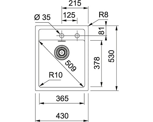 Приобрести Кухонная мойка Tectonite Franke Sirius SID 610-40 полярный белый 114.0489.179 в магазине сантехники Santeh-Crystal.ru