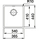 Заказать Кухонная мойка Tectonite Franke Sirius SID 110-34 полярный белый 125.0443.349 в магазине сантехники Santeh-Crystal.ru