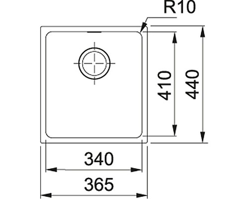 Приобрести Кухонная мойка Tectonite Franke Sirius SID 110-34 кофе 125.0443.351 в магазине сантехники Santeh-Crystal.ru