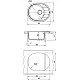 Заказать Кухонная мойка Florentina Rodos жасмин 20.240.B0580.201 в магазине сантехники Santeh-Crystal.ru