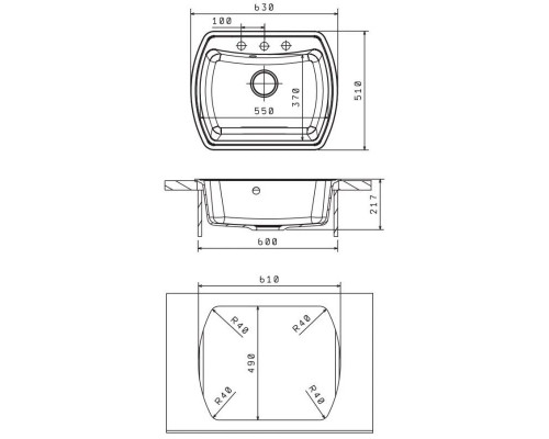 Приобрести Кухонная мойка Florentina Nire коричневый 20.215.D0630.105 в магазине сантехники Santeh-Crystal.ru