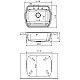 Заказать Кухонная мойка Florentina Nire песочный 20.215.D0630.107 в магазине сантехники Santeh-Crystal.ru