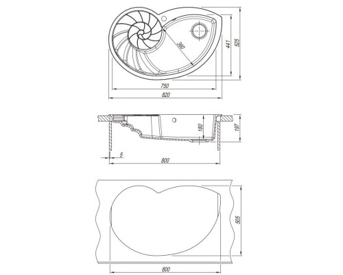 Заказать Кухонная мойка Florentina Nautilus капучино 20.350.E0820.306 в магазине сантехники Santeh-Crystal.ru