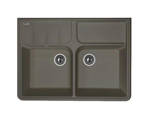Приобрести Кухонная мойка Florentina Villaggio антрацит 20.385.F898.302 в магазине сантехники Santeh-Crystal.ru
