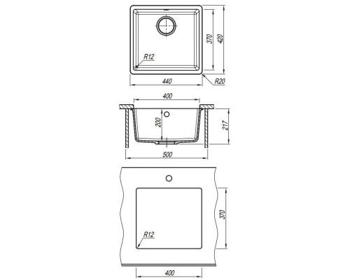 Приобрести Кухонная мойка Florentina Vega коричневый 22.315.C0400.105 в магазине сантехники Santeh-Crystal.ru