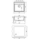 Приобрести Кухонная мойка Dr.Gans Ника латте 25.070.D0570.403 в магазине сантехники Santeh-Crystal.ru
