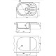 Купить Кухонная мойка Dr.Gans Берта терра 25.040.C0760.405 в магазине сантехники Santeh-Crystal.ru
