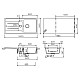 Купить Кухонная мойка Schock Element 60D лунный камень 700953 в магазине сантехники Santeh-Crystal.ru