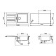 Приобрести Кухонная мойка Schock Signus 60D Large серебристый камень 700981 в магазине сантехники Santeh-Crystal.ru