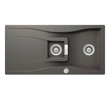 Кухонная мойка Schock Waterfall 60D серебристый камень 700989