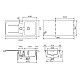 Приобрести Кухонная мойка Schock Wembley 60D магма 700961 в магазине сантехники Santeh-Crystal.ru