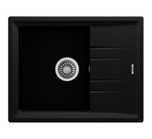 Кухонная мойка Teka Stone 45 S-TG 1B 1D черный металлик 115330045
