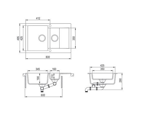 Купить Кухонная мойка Teka Clivo 60 B-TQ графит металлик 40148021 в магазине сантехники Santeh-Crystal.ru