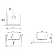 Приобрести Кухонная мойка Teka Clivo 50 S-TQ графит металлик 40148011 в магазине сантехники Santeh-Crystal.ru