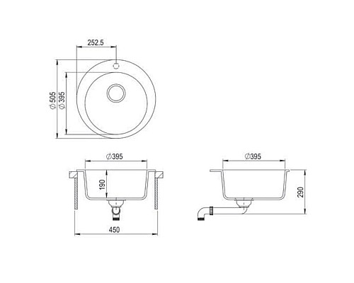 Купить Кухонная мойка Teka Clave 45 B-TQ 1B графит металлик 40148141 в магазине сантехники Santeh-Crystal.ru