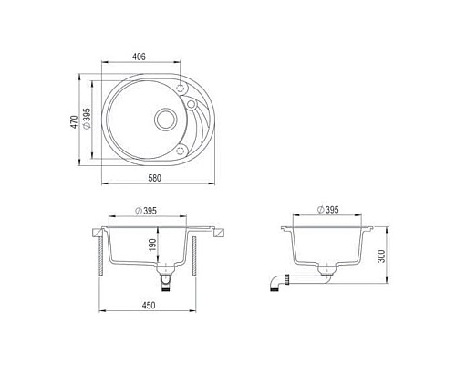 Купить Кухонная мойка Teka Clave 45 S-TQ графит металлик 40148151 в магазине сантехники Santeh-Crystal.ru