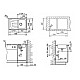 Приобрести Кухонная мойка Teka Universo 79.50 1B 1D декоративная сталь 10120045 в магазине сантехники Santeh-Crystal.ru