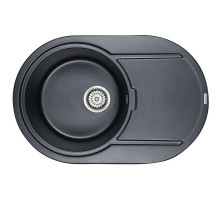 Кухонная мойка Paulmark Fittich черный металлик PM317650-BLM