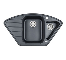 Кухонная мойка Paulmark Wiese черный металлик PM529050-BLM