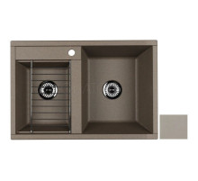 Кухонная мойка Акватон Делия серый шелк 1A723132DE250