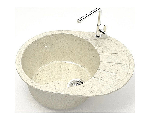 Приобрести Кухонная мойка Marrbaxx Тейлор Z10 бежевый глянец Z010Q002 в магазине сантехники Santeh-Crystal.ru