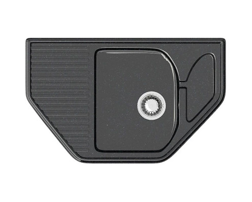 Купить Кухонная мойка Marrbaxx Рики Z22 черный глянец Z022Q004 в магазине сантехники Santeh-Crystal.ru